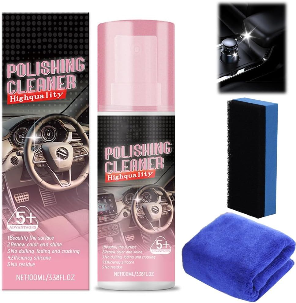 All Purpose Polishing Car Cleaner Spray (Buy 1 Get 1 Free)