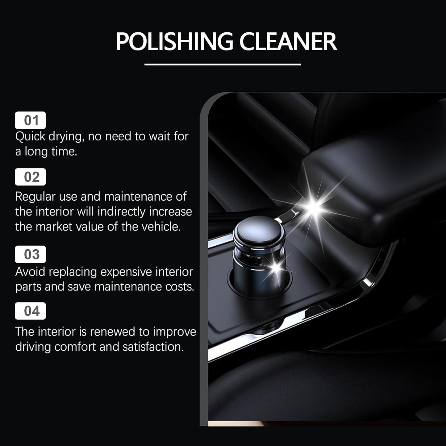 All Purpose Polishing Car Cleaner Spray (Buy 1 Get 1 Free)