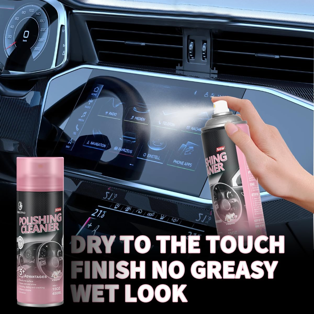 All Purpose Polishing Car Cleaner Spray (Buy 1 Get 1 Free)