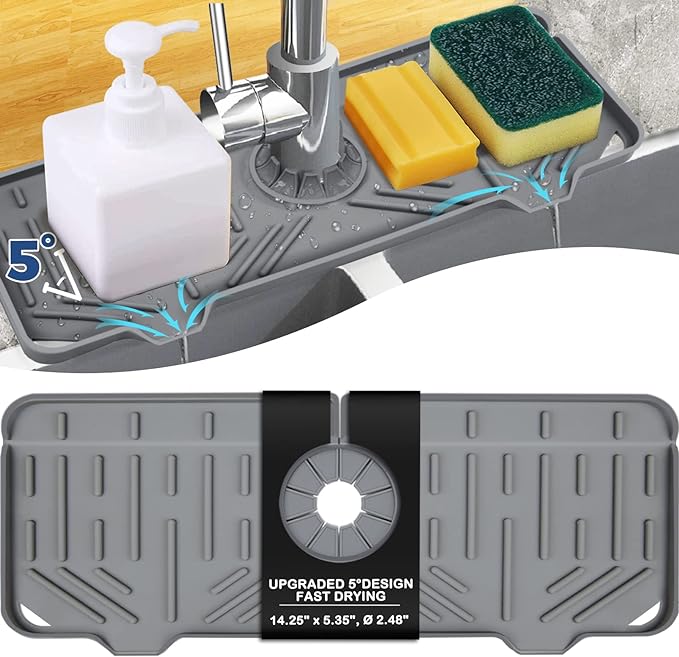 Tap Drainage Mat For Bathroom and Kitchen