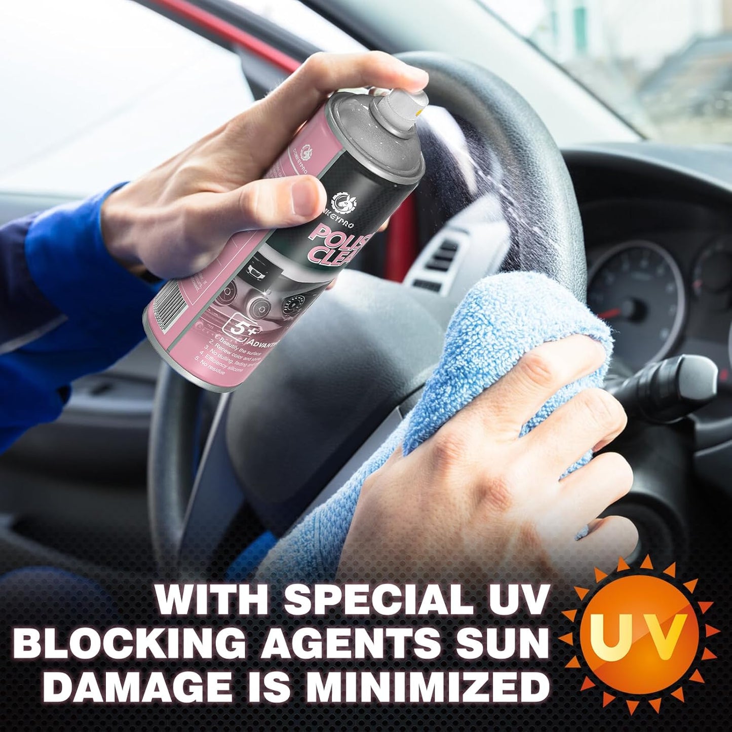 All Purpose Polishing Car Cleaner Spray (Buy 1 Get 1 Free)