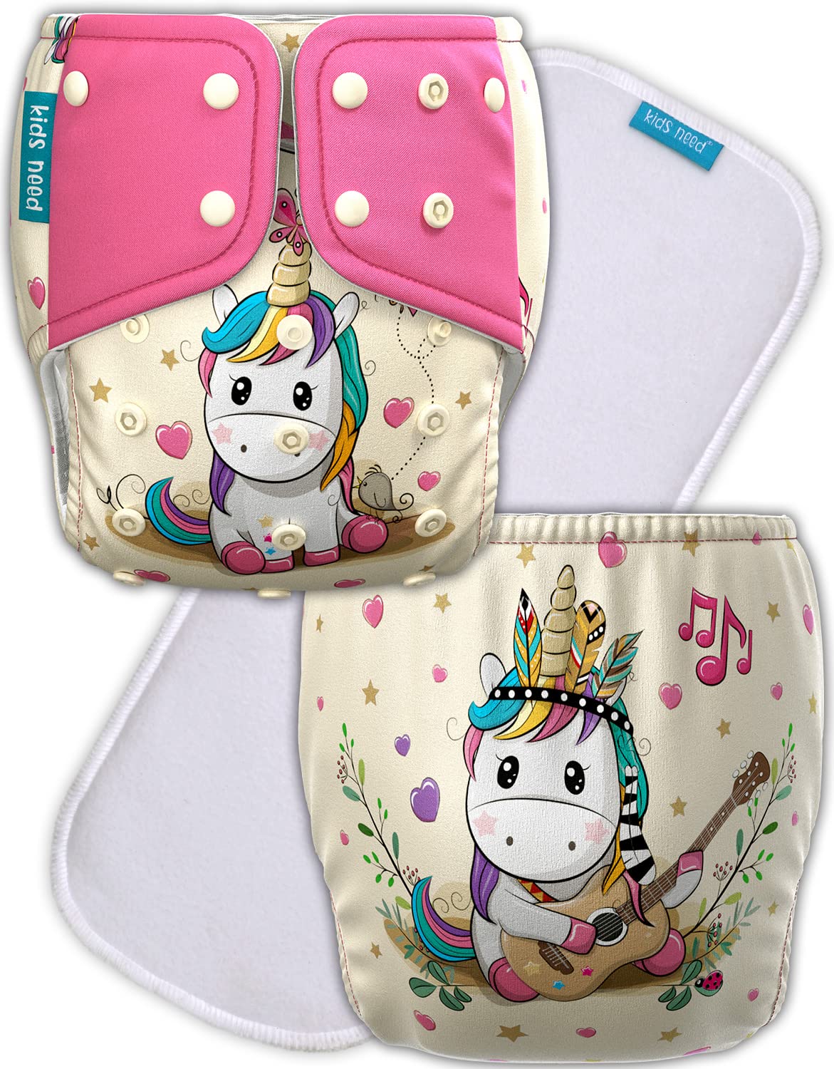 Leakage-Proof Reusable Cloth Diapers (Buy 1 Get 1 Free)