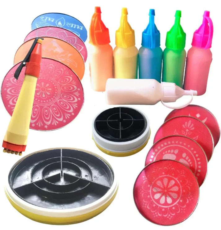 4 in 1 DIY Rangoli Box