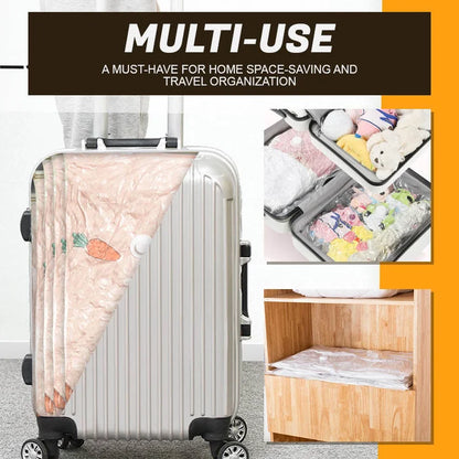 Space Saver Reusable Vacuum Storage Bags (With Free Vacuum Pump)