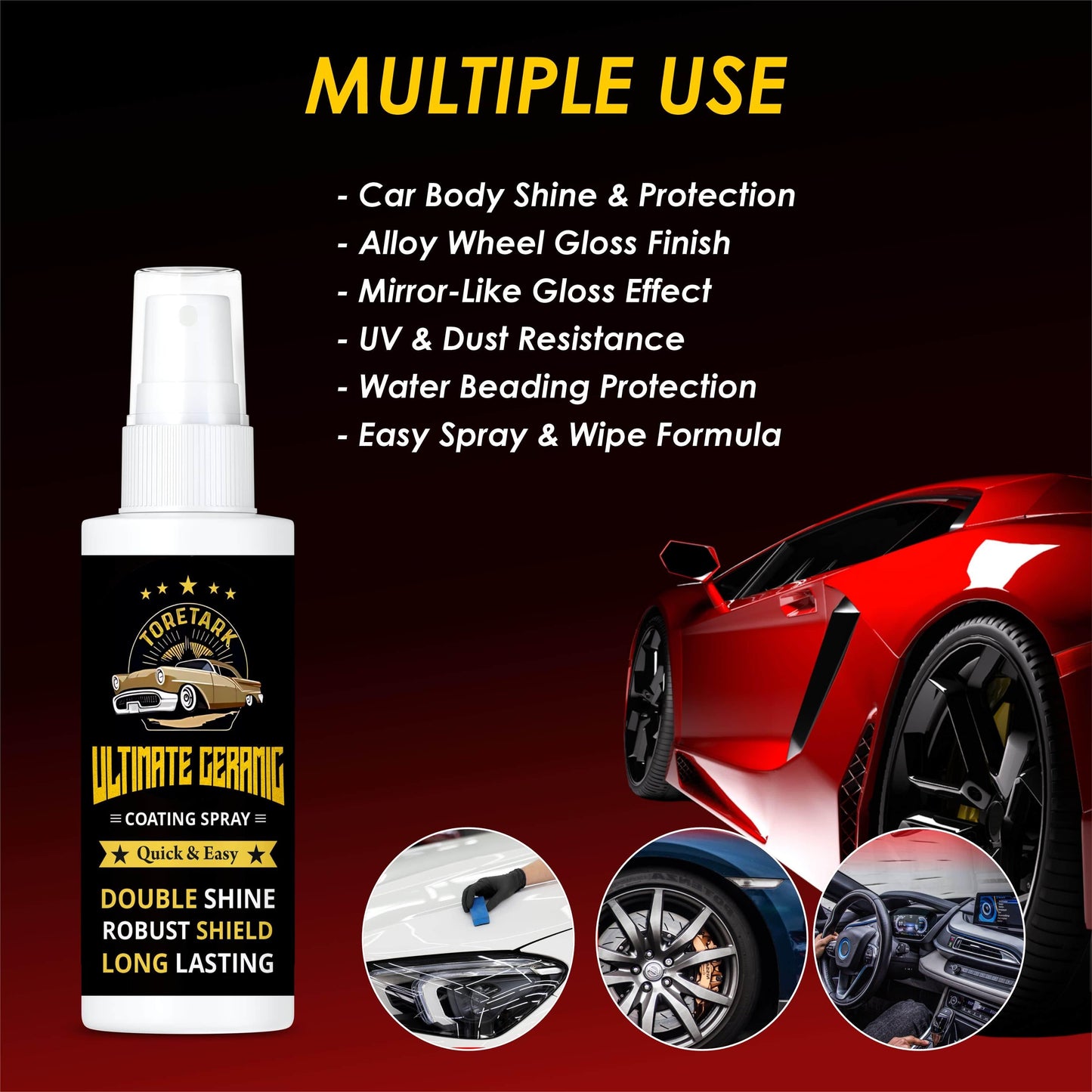 All-in-One Ultimate Ceramic Coating Spray (Buy 1 Get 1 Free)
