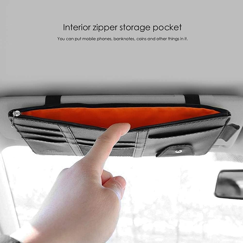 Multi-Purpose Car Visor Organizer