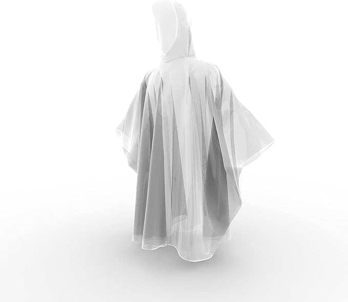 Reusable Rain Ponchos Card (Family Pack of 5)