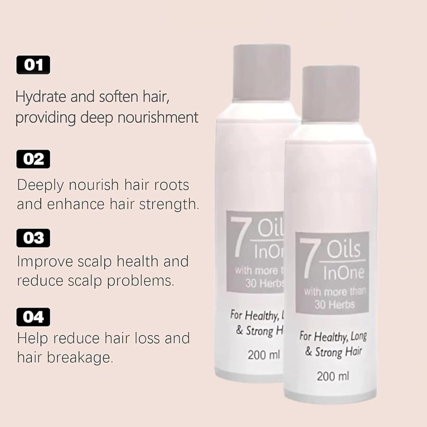 RootNoursih Hair Food Oil (Buy 1 Get 1 Free)