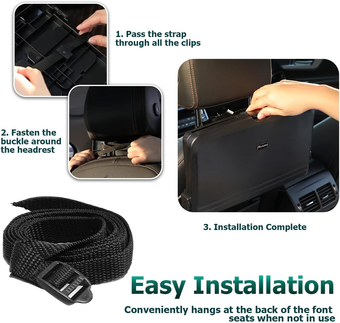 Multifunctional Car Backseat SmartTable