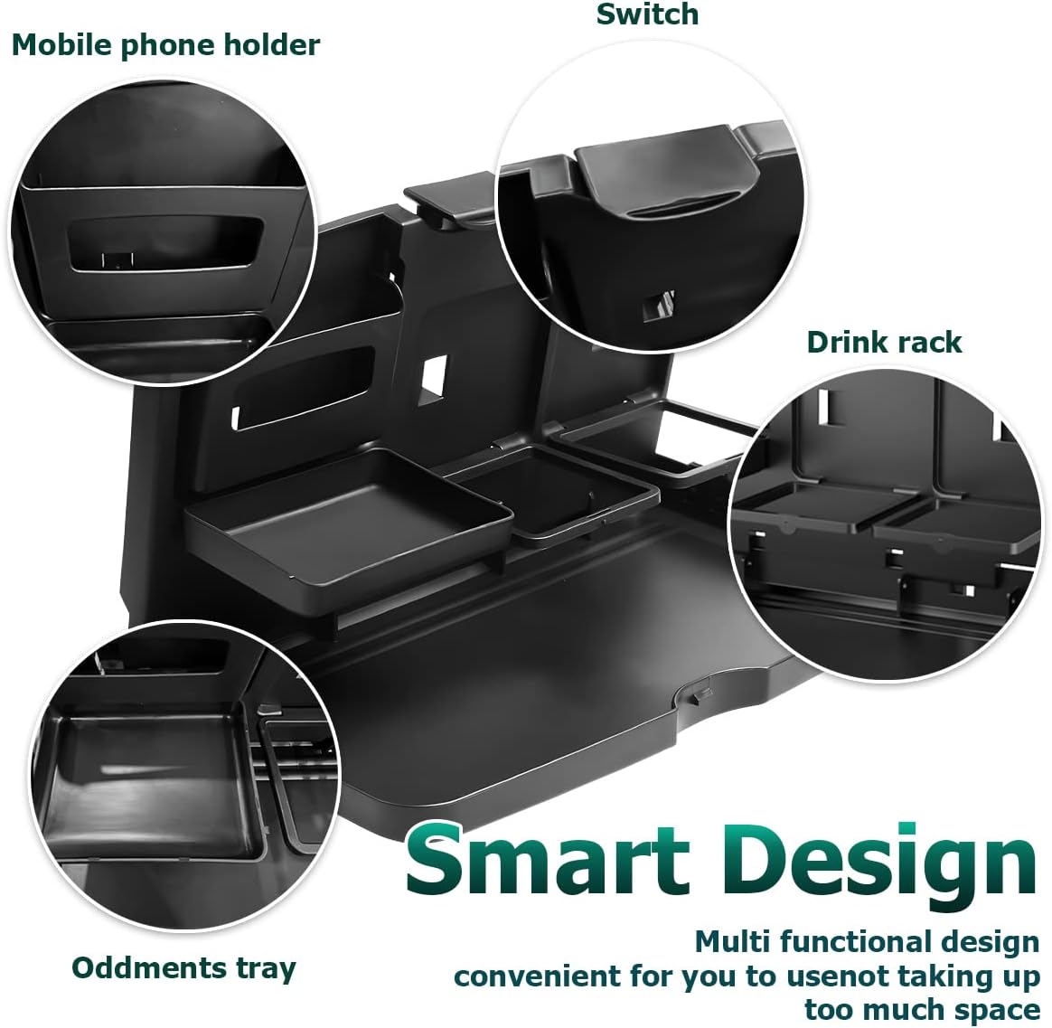 Multifunctional Car Backseat SmartTable