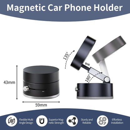 Smart Vacuum Magnetic Phone Holder (With 1 Year Warranty)