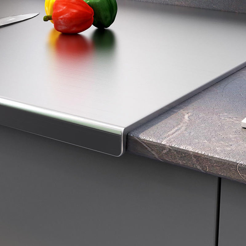 Versatile Stainless Steel Cooking Board