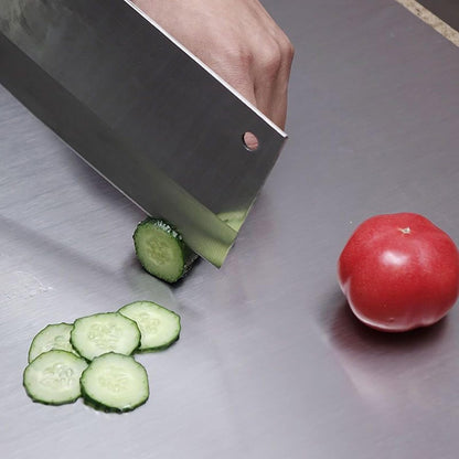 Versatile Stainless Steel Cooking Board