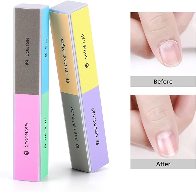 8 Ways Nail Files Manicure and Pedicure (Buy 1 Set Get 1 Free)