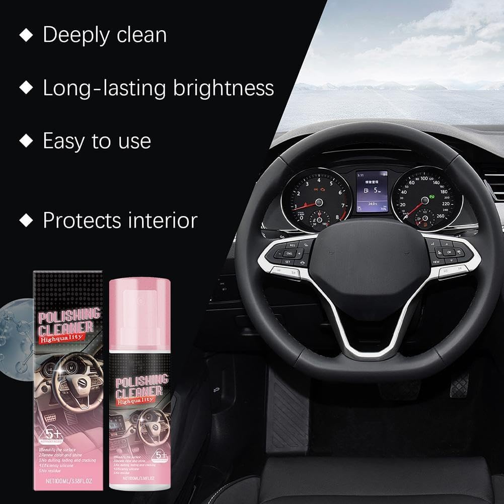 All Purpose Polishing Car Cleaner Spray (Buy 1 Get 1 Free)