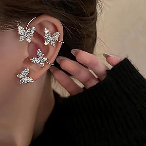 Korean Butterfly Earrings (1 Full Pair)