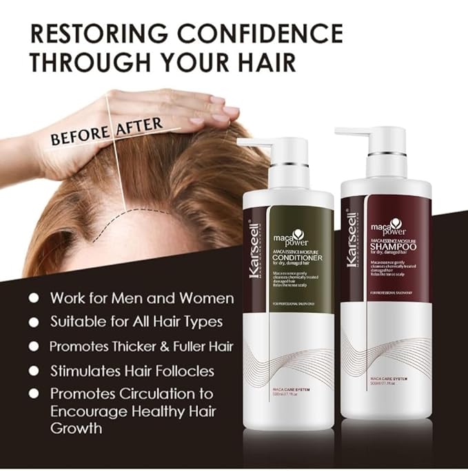 Karseell Hair Repair Shampoo Conditioner (Buy 1 Get 1 Free)