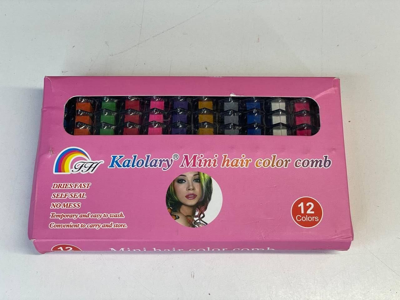 Vibrant Hair Chalk Comb Set