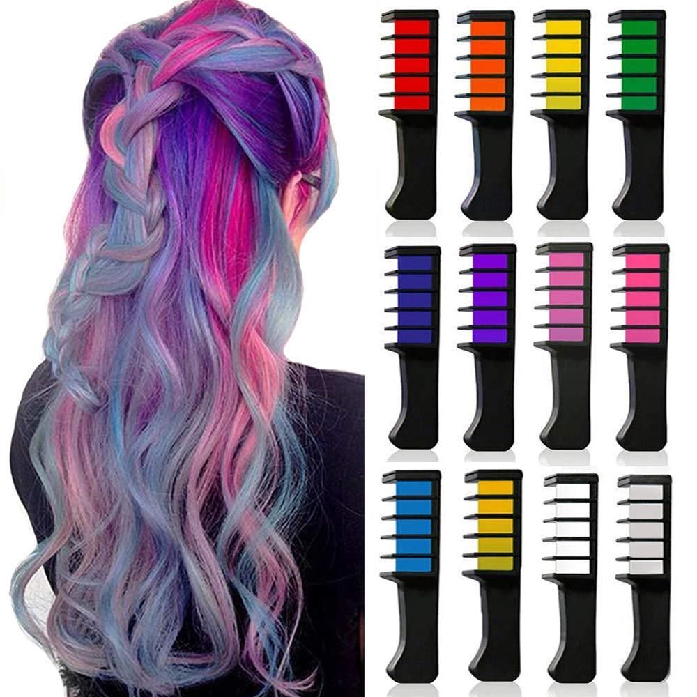 Vibrant Hair Chalk Comb Set