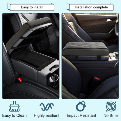 Luxury Leather Armrest Cover