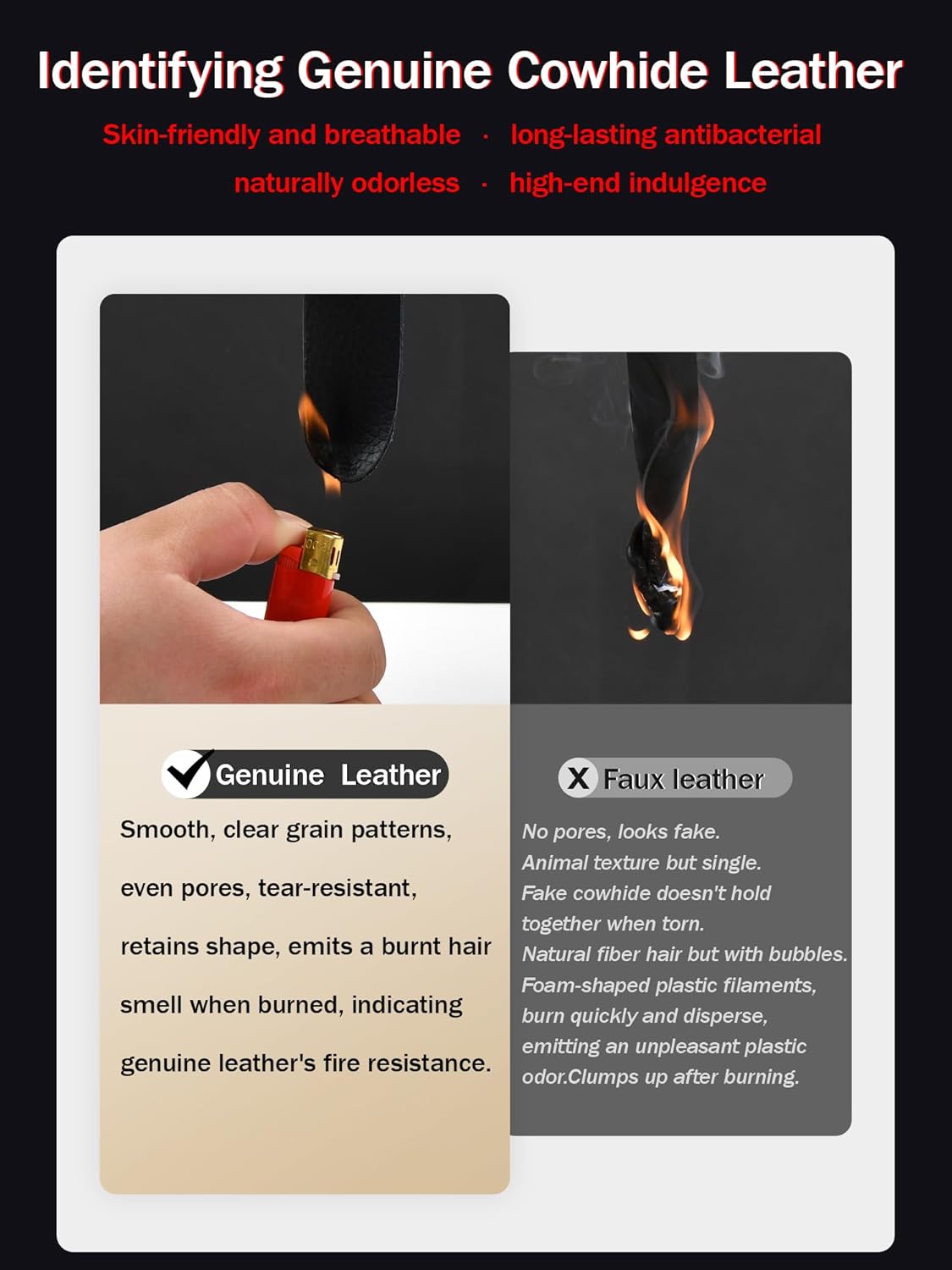 Luxury Leather Armrest Cover