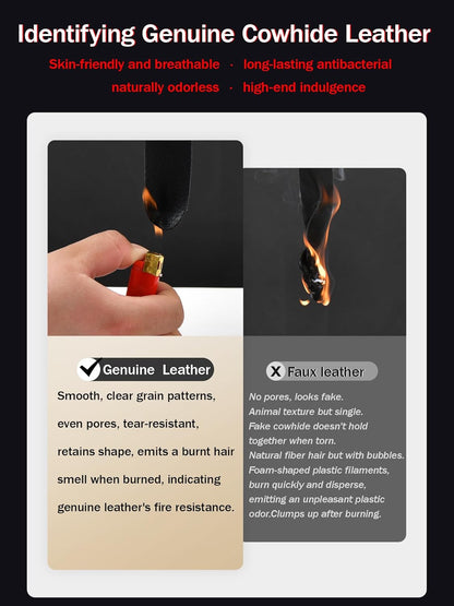 Luxury Leather Armrest Cover