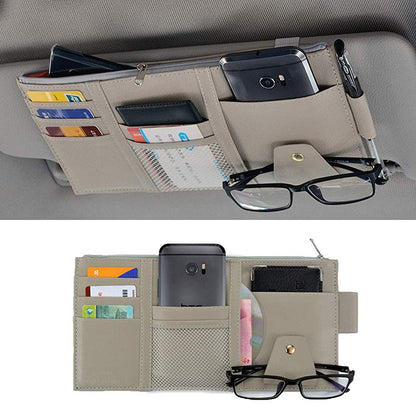 Multi-Purpose Car Visor Organizer