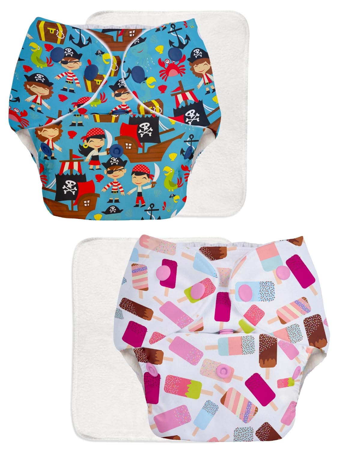 Leakage-Proof Reusable Cloth Diapers (Buy 1 Get 1 Free)