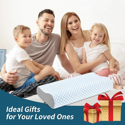 3-In-1 Orthopedic Neck Pillow (Free Removal Cover)