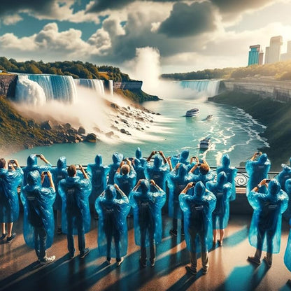 Reusable Rain Ponchos Card (Family Pack of 5)