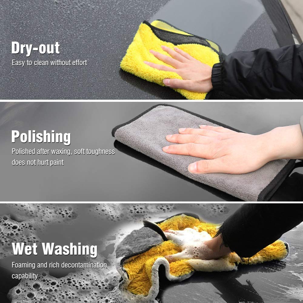 Multipurpose Microfiber Car Cleaning Towel (Buy 1 Get 1 Free)