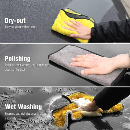Multipurpose Microfiber Car Cleaning Towel (Buy 1 Get 1 Free)