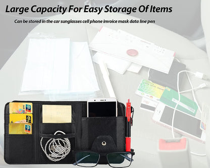 Multi-Purpose Car Visor Organizer