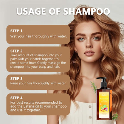 Buiti 3-in-1 Natural Anti Hair Fall Shampoo (Buy 1 Get 1 Free)
