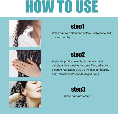 Silky Protein Hair Straightening Cream (Buy 1 Get 1 Free)