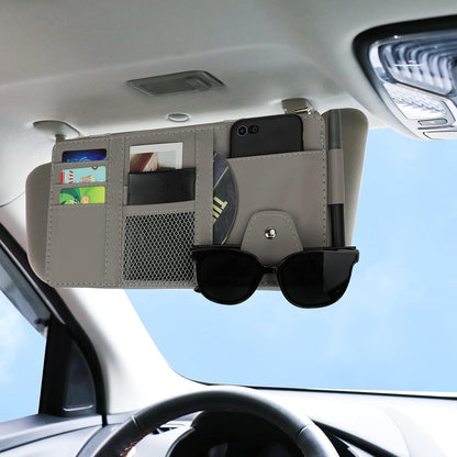 Multi-Purpose Car Visor Organizer
