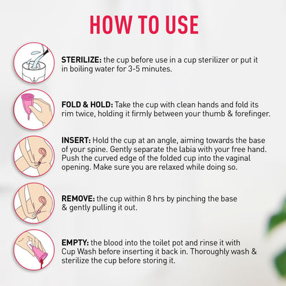 Reusable Menstrual Cup For Periods (Buy 1 Get 1 Free)