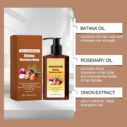 Buiti 3-in-1 Natural Anti Hair Fall Shampoo (Buy 1 Get 1 Free)