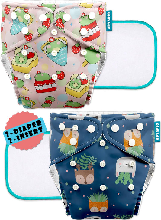 Leakage-Proof Reusable Cloth Diapers (Buy 1 Get 1 Free)