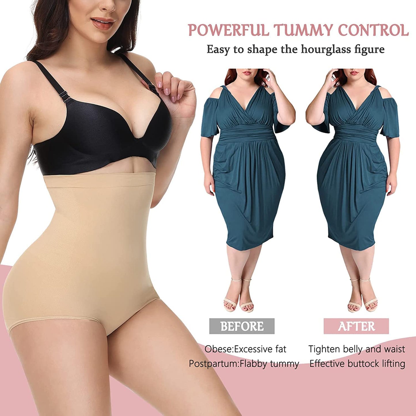 4-in-1 Womens Body Shaper