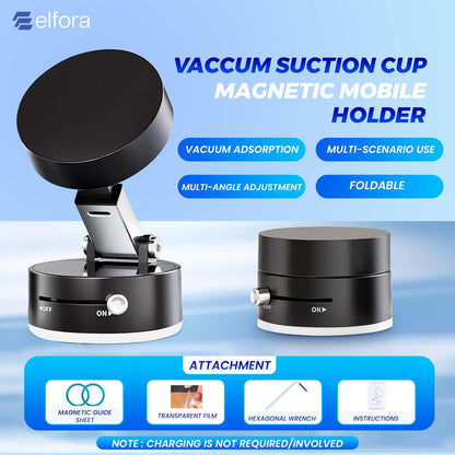 Smart Vacuum Magnetic Phone Holder (With 1 Year Warranty)