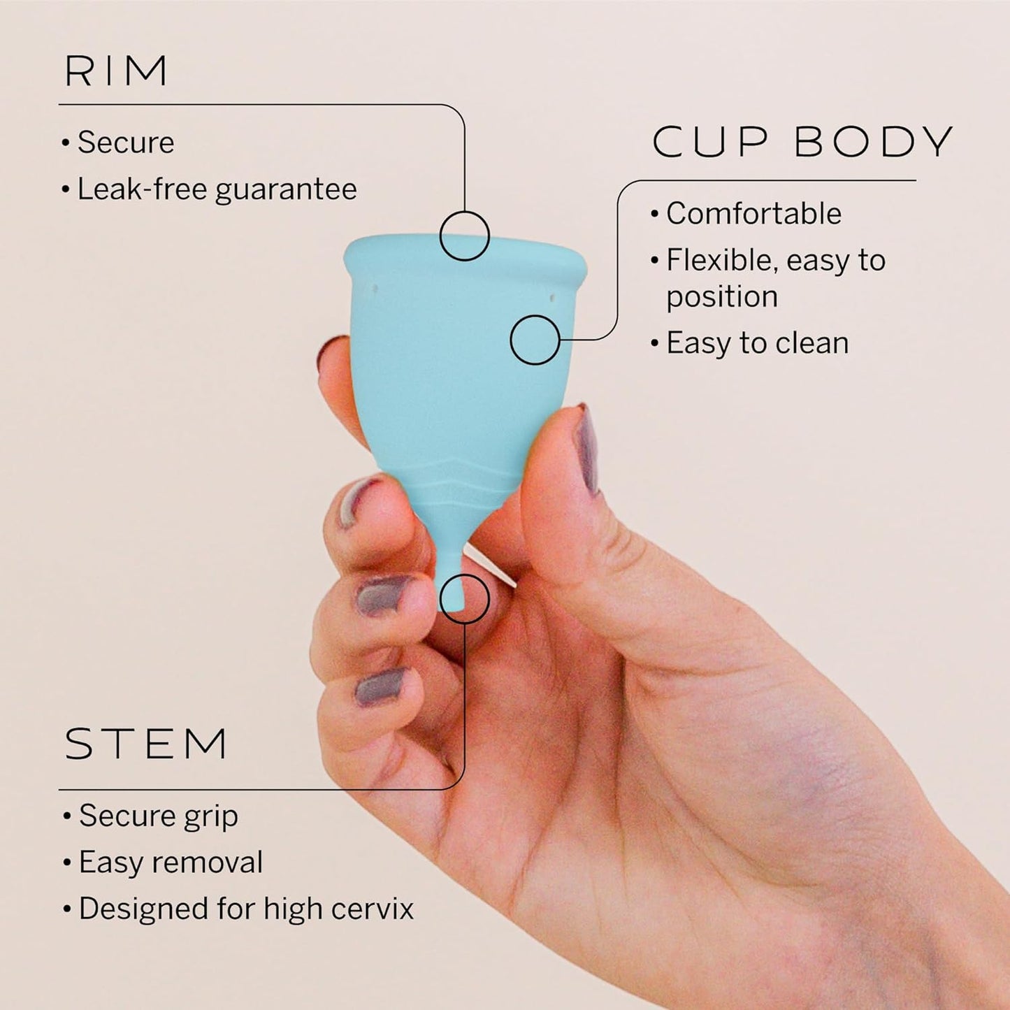 Reusable Menstrual Cup For Periods (Buy 1 Get 1 Free)