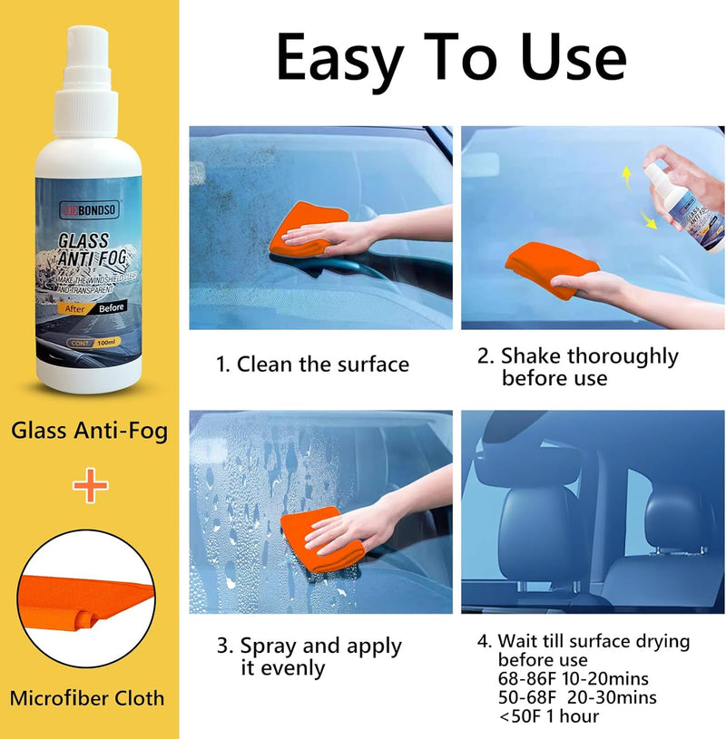 Winter Anti-Fog Car Spray (Buy 1 Get 1 Free)