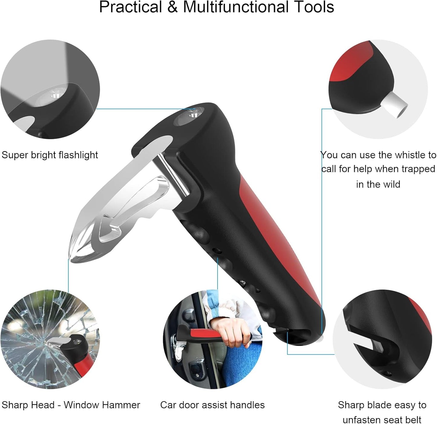 Multi-Function Car Door Supporter