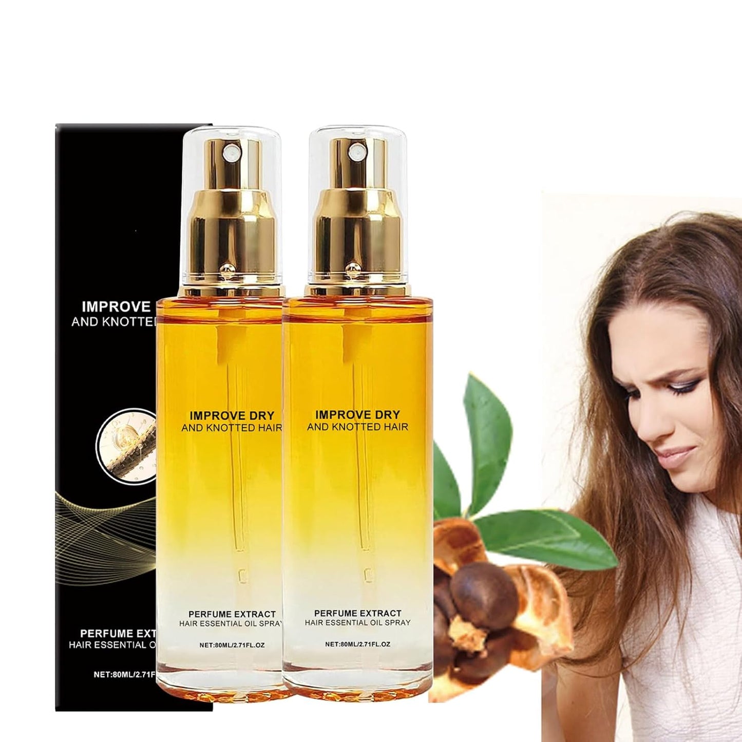 Perfumed Silky Hair Essence Spray (Buy 1 Get 1 Free)