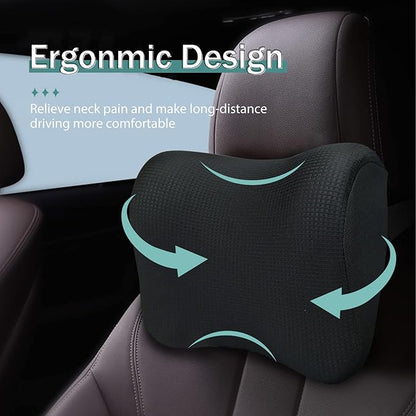 Car Neck & Shoulder Pillow (Free Strap Included)