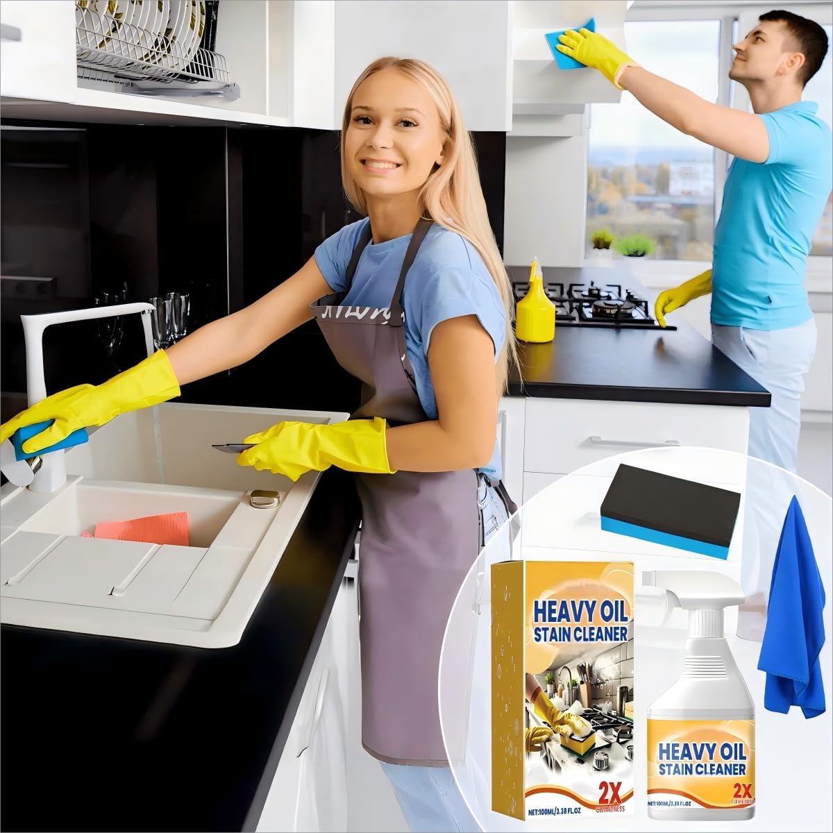 All-Purpose Kitchen Cleaner Spray (Buy 1 Get 1 Free)
