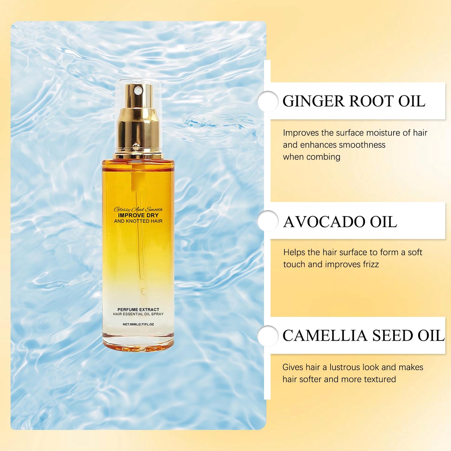 Perfumed Silky Hair Essence Spray (Buy 1 Get 1 Free)