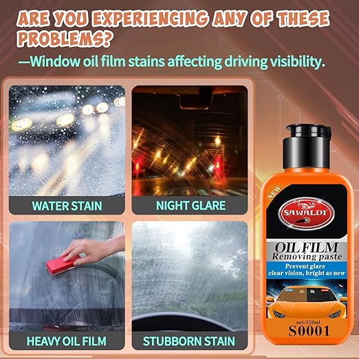 Anti-Rain Glass Oil Cleaning Solution (Buy 1 Get 1 Free)