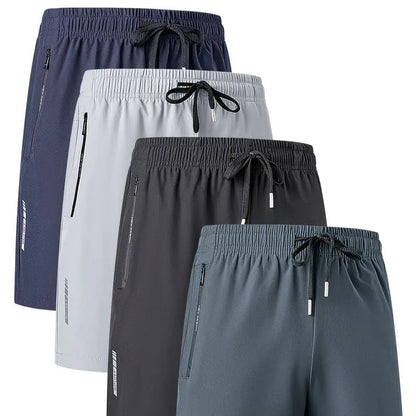 Men's Trendy Stretchable Cotton Shorts (Pack of 4)